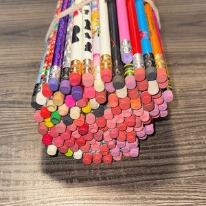 50+ Colorful Assorted Pencils Bundle
